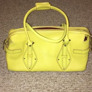 Canary yellow Cole Haan handbag